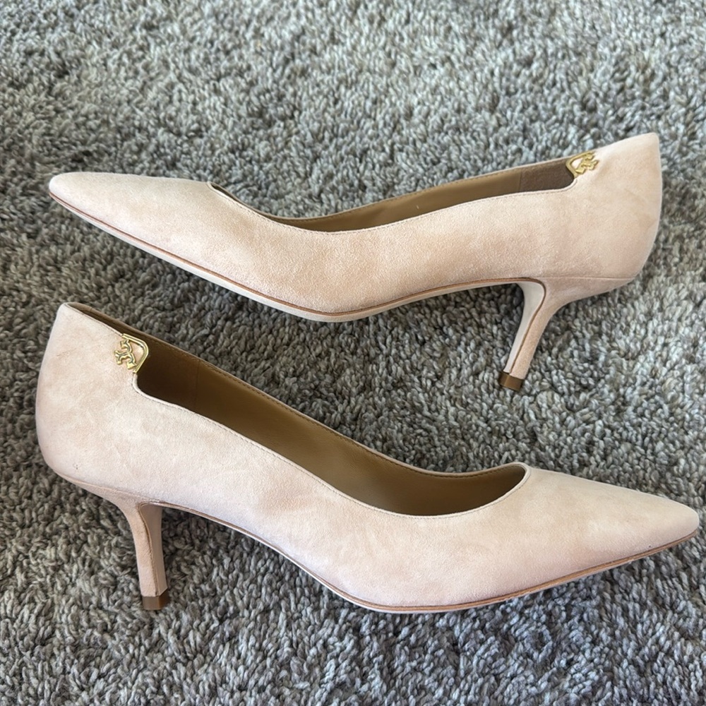 NWT Tory Burch blush heel